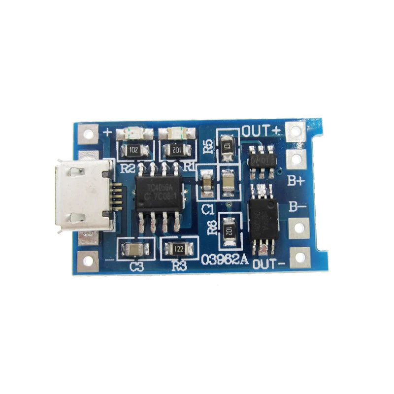 5 шт. в Micro USB 1A 18650 литиевая батарея зарядная плата с модулем зарядного