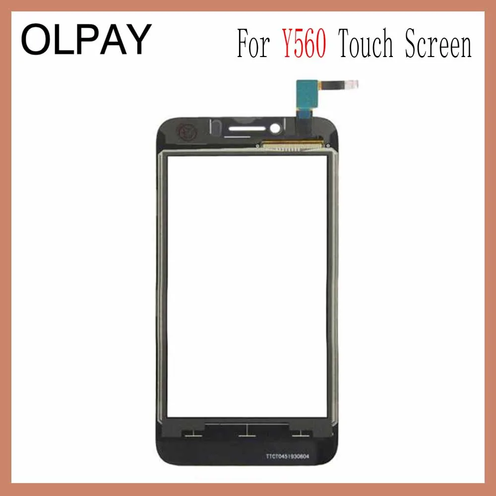 

4.5 inch For Huawei Ascend Y560 Y 560 Touch Screen Digitizer Panel Front Outer Front Glass Lens Sensor Free Adhesive+Wipes