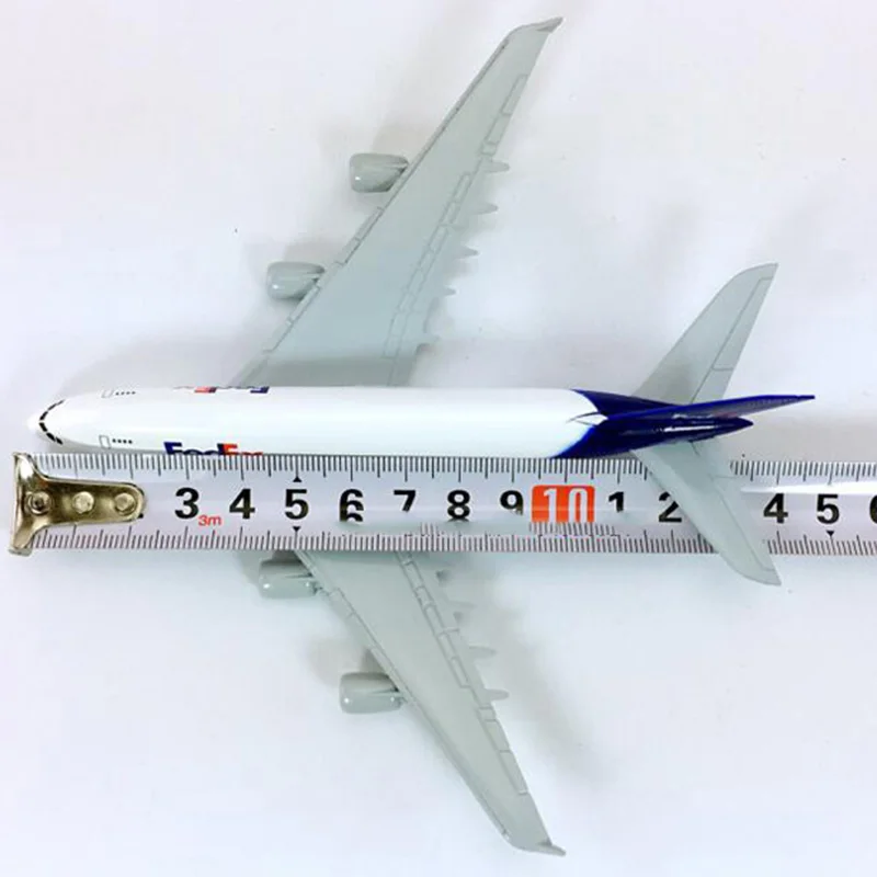 14 см 1:400 Airbus A380-800 модель FedEx Экспресс самолет с базовым сплавом самолет коллекционный дисплей игрушка модель Коллекция