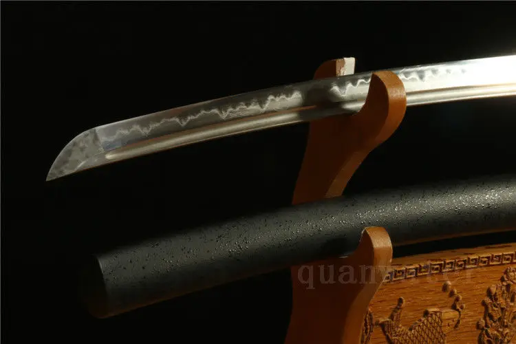 41 Дамасская складная стальная глина закаленное железо TSUBA японский самурайский