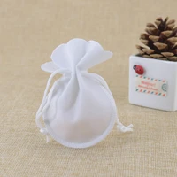100pcslot white velvet bag 7x9cm small gourd pouches cute gifts jewelry packaging bag wedding decoration drawstring gift bags