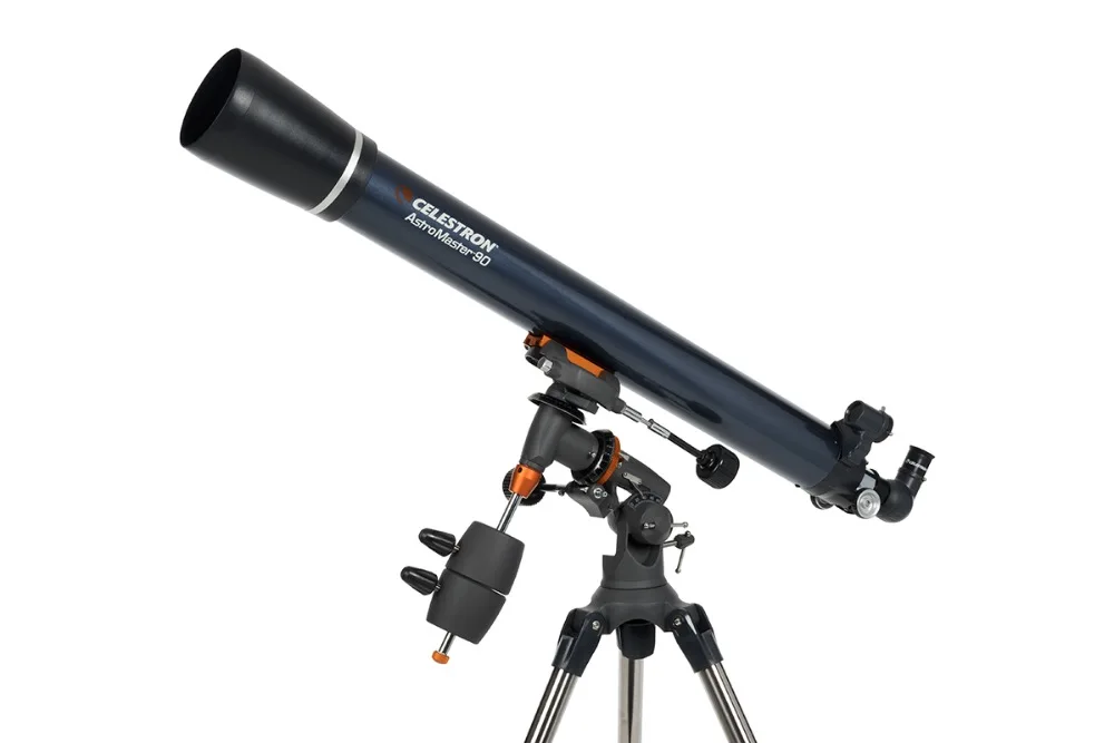 Celestron Профессиональный AstroMaster 90EQ телескоп рефрактор Red Dot искателя CG 3