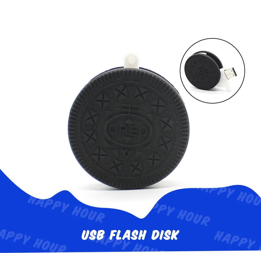 Забавные USB флеш-накопители 64 Гб шоколадное печенье Флешка Персонализированная 32 Гб высокоскоростная 4 ГБ 8 ГБ 16 ГБ карта памяти устройство для хранения