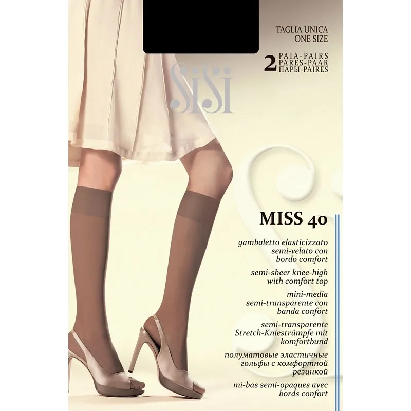 Гольфы женские Sisi gamb.MISS 40 NEW (2 пары)|Носки| |