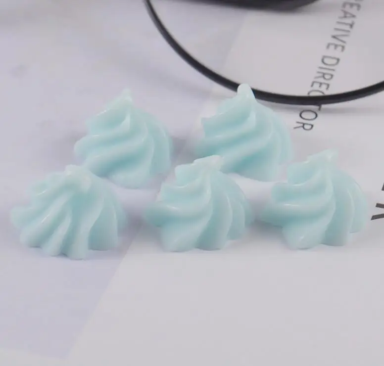 20 шт./лот шоколадная Смола плоская спина, кабошон Kawaii DIY художественное украшение из полимерного материала миниатюрный из смолы, в форме продуктов питания для телефона - Цвет: 02