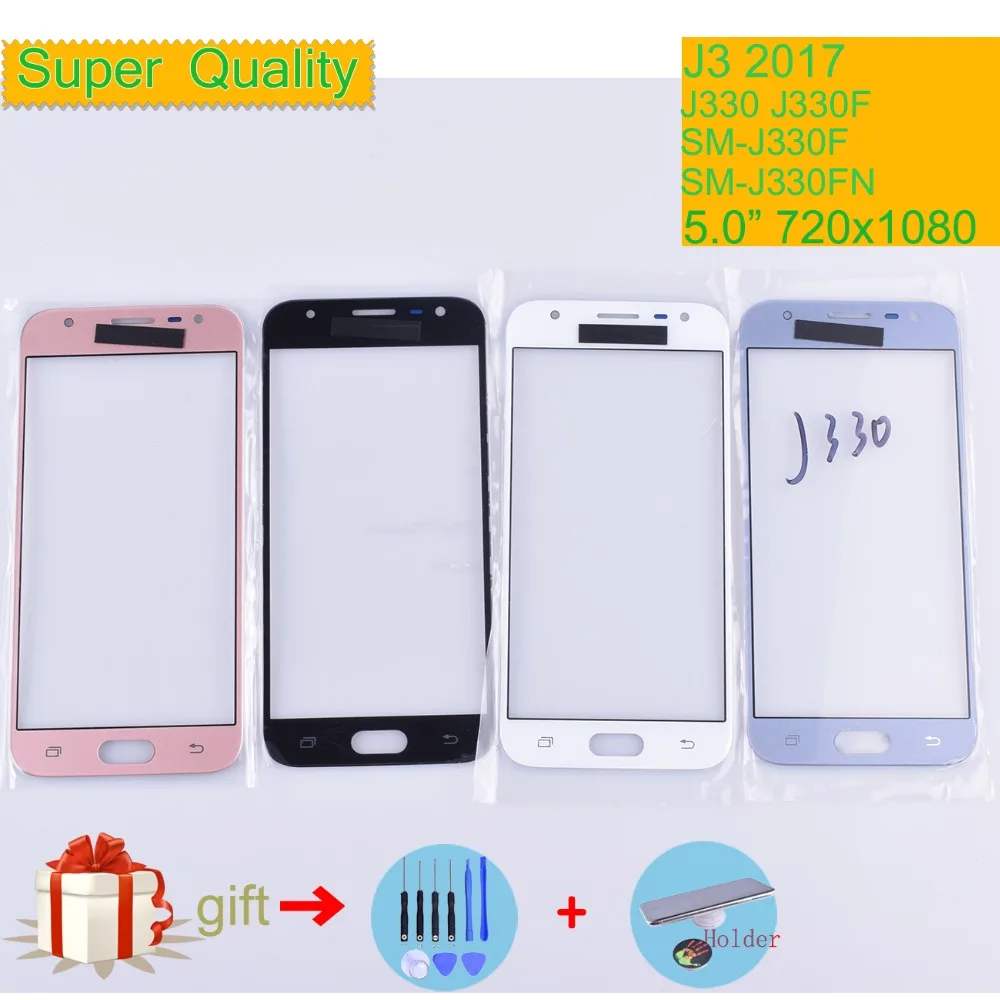 Для Samsung Galaxy J3 2017 J330 J330F SM J330FN J330N J330F/DS сенсорный экран передняя стеклянная панель