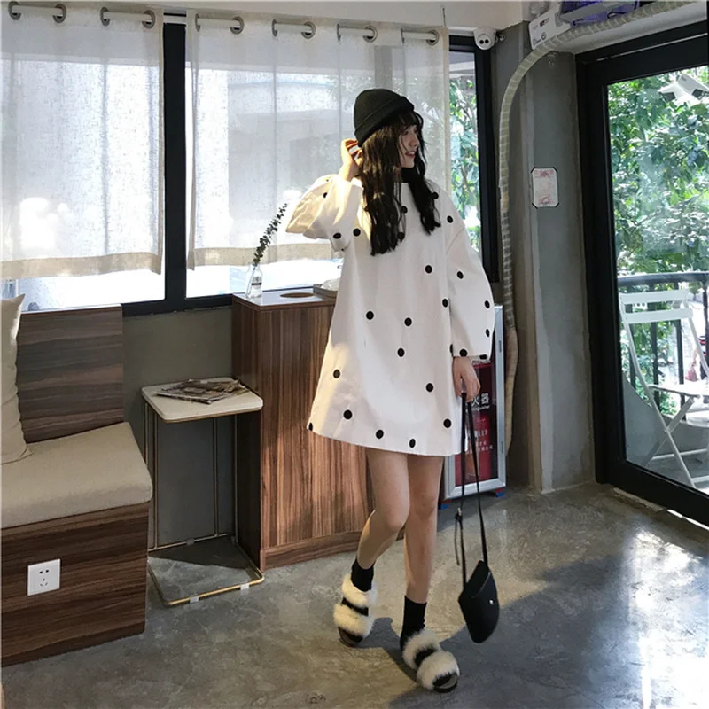 Новинка 2019 женская одежда свободная рубашка в Корейском стиле с длинным рукавом