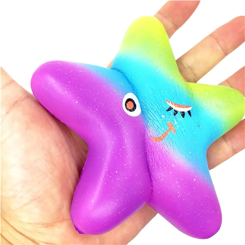 13 см Большой мягкими Galaxy Морская звезда детские Squishies клубничный торт ароматизированный медленный нарастающее при сжатии игрушки снятие стресса игрушки мягкими