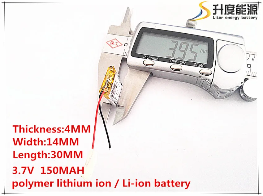 

10pcs [SD] 3.7V,150mAH,[401430] Polymer lithium ion / Li-ion battery for TOY,POWER BANK,GPS,mp3,mp4,cell phone,speaker