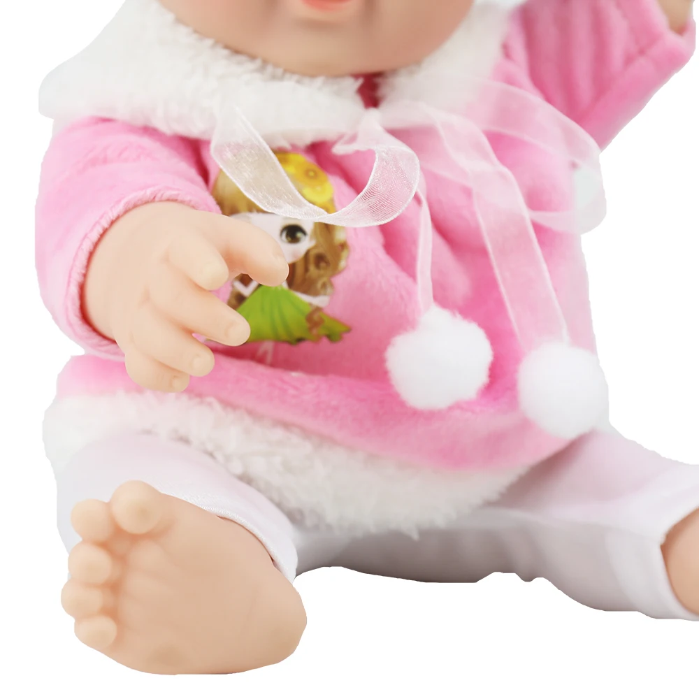 Bebes розовый свитер пупи Кукла реборн игрушки reborn 30 см 2019 вид настоящие куклы для