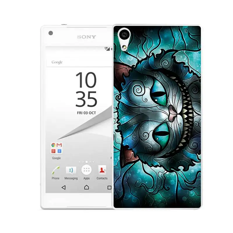 Qmswei ТПУ прозрачный мягкий чехол для телефона sony Z3 Z2 Z5 Z4 роспись животное Лев тигр