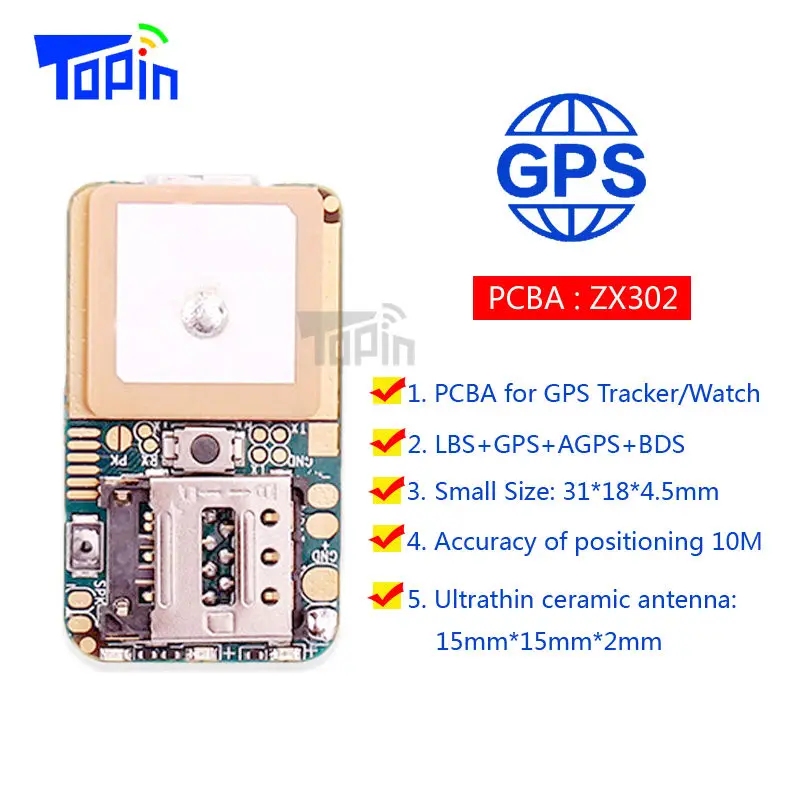 GPS-трекер Topin ZX302 для домашних животных, 31 х18 мм, 100 шт./лот |  Автомобили и мотоциклы | АлиЭкспресс