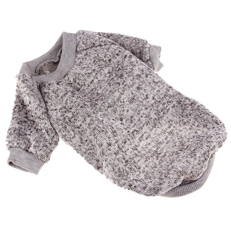 XS-2XL, зимняя теплая одежда для собак, куртка для щенков, пальто, Мягкие Рубашки для собак, Однотонный свитер со щенком для чихуахуа, йоркца, 15