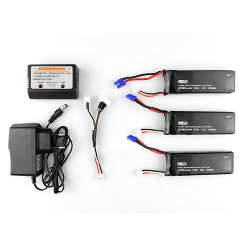 Оригинальный Hubsan H501S H501SS H501C X4 RC FPV Квадрокоптер 3x7 4 V 10C 2700mAh Lipo аккумулятор и
