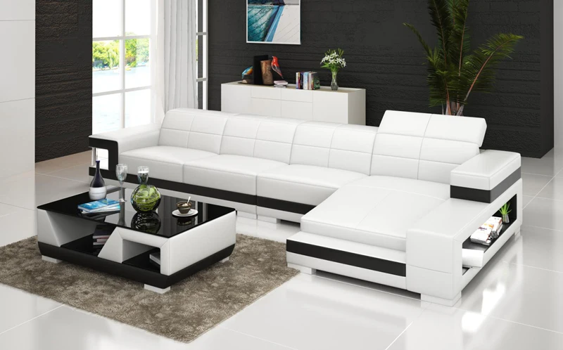Модульный дизайн мебель для гостиной кожаный диван G8017C|living room furniture|furniture living