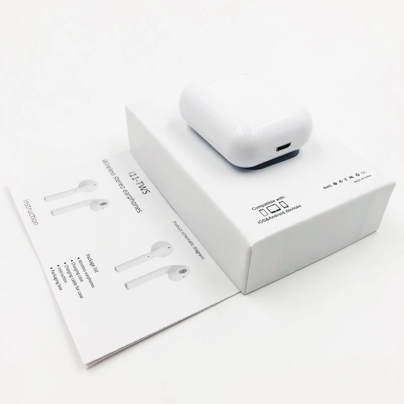 I11 TWS Bluetooth 5,0 беспроводные наушники мини наушники i7s с микрофоном для iPhone X 7 8 samsung S6 S8 Xiaomi huawei