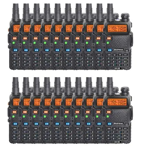 20 шт. Baofeng UV-5r двухстороннее радио uv5r UHF VHF мощный walky talky FM радио
