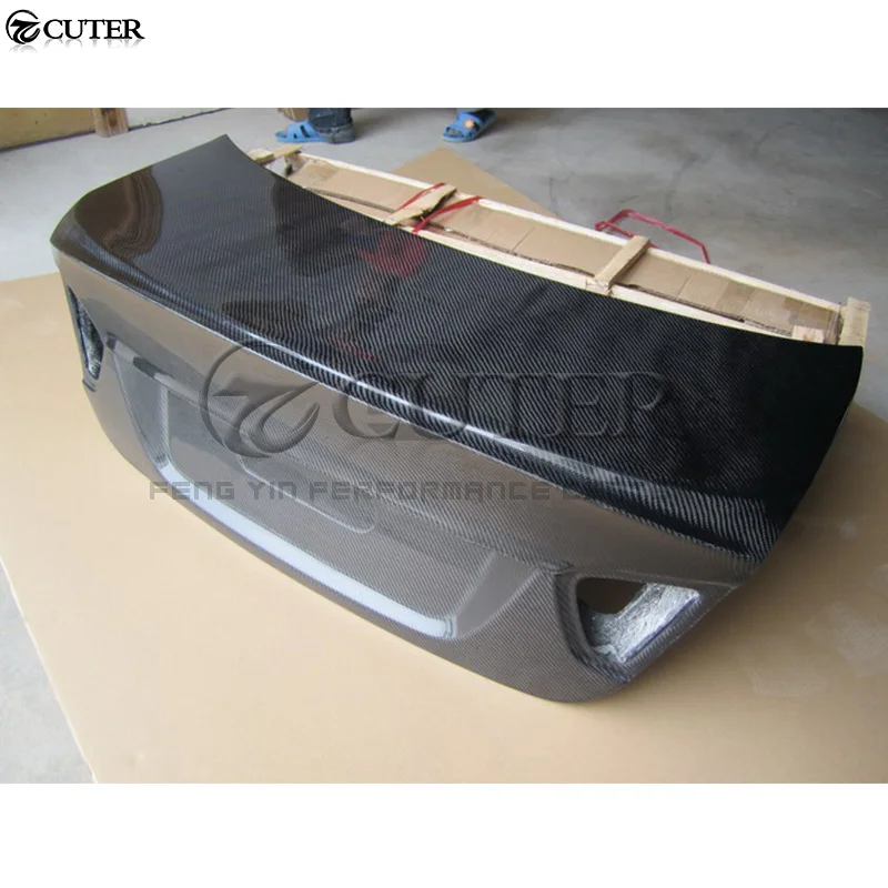 E90 3 серии 320i 325i 330i CSL Стиль углеродное волокно Задняя Крышка багажника капот