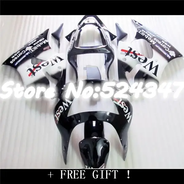 

Nn-обтекатель для KAWASAKI Ninja ZX 6R 98 9 ZX 6R 636 1998 1999 NINJA ZX6R 98 99 ZX-6R 1998 1999 Западный черный белый обтекатель комплекты