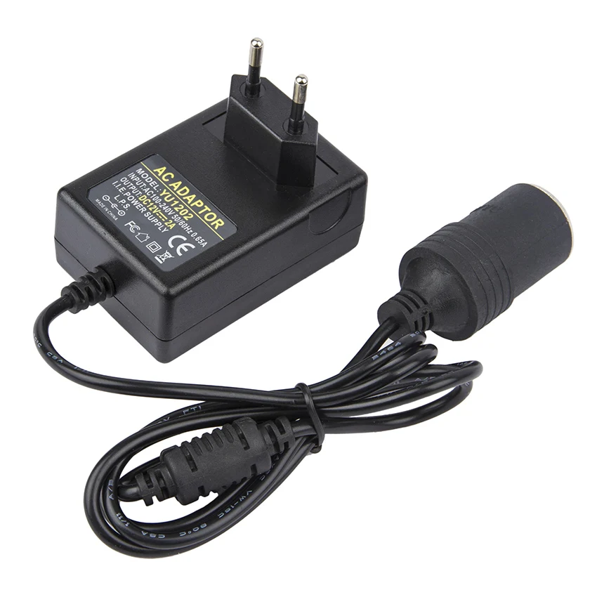 AC 100-240V DC 12V 2A 5A 6A 10A автомобильный прикуриватель адаптер питания для воздушного насоса/пылесоса 12V источник питания со шнуром