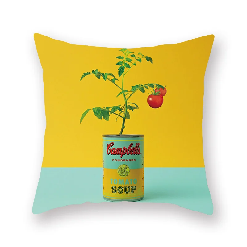 Домашний декор летний желтый ананас вельветовый чехол для подушки Подушка