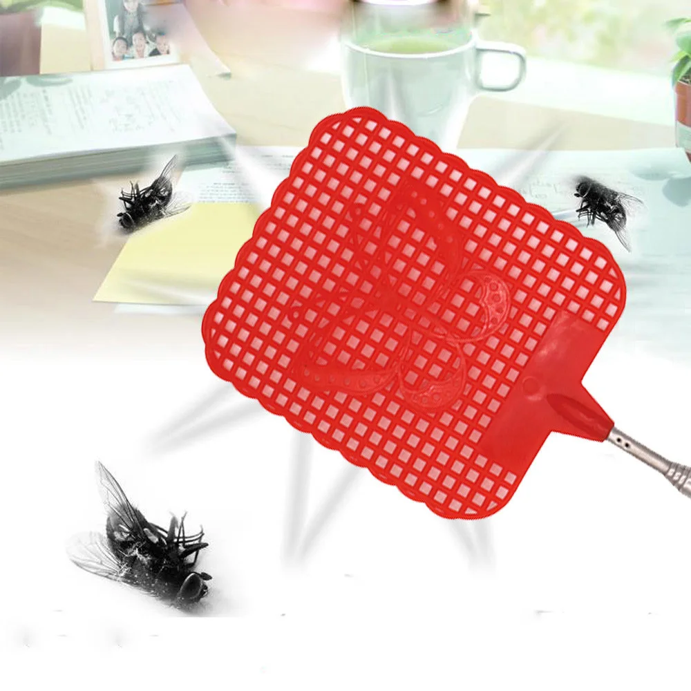 1 шт. выдвижной летучая мышь пластик простой шаблон Fly Swatter полезные инструменты