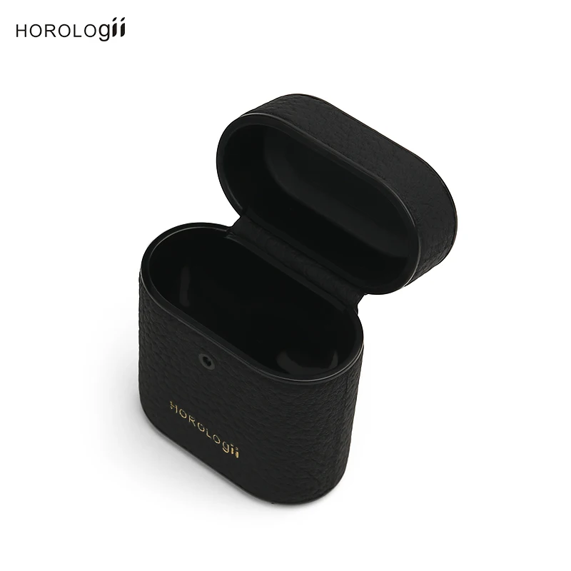 Horologii обычай имя бесплатно Германия телячья кожа для AirPod Роскошный чехол