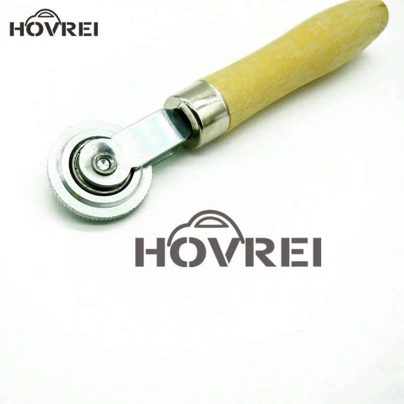 Портативный металлический уплотнительный ролик с резиновой деревянной ручкой