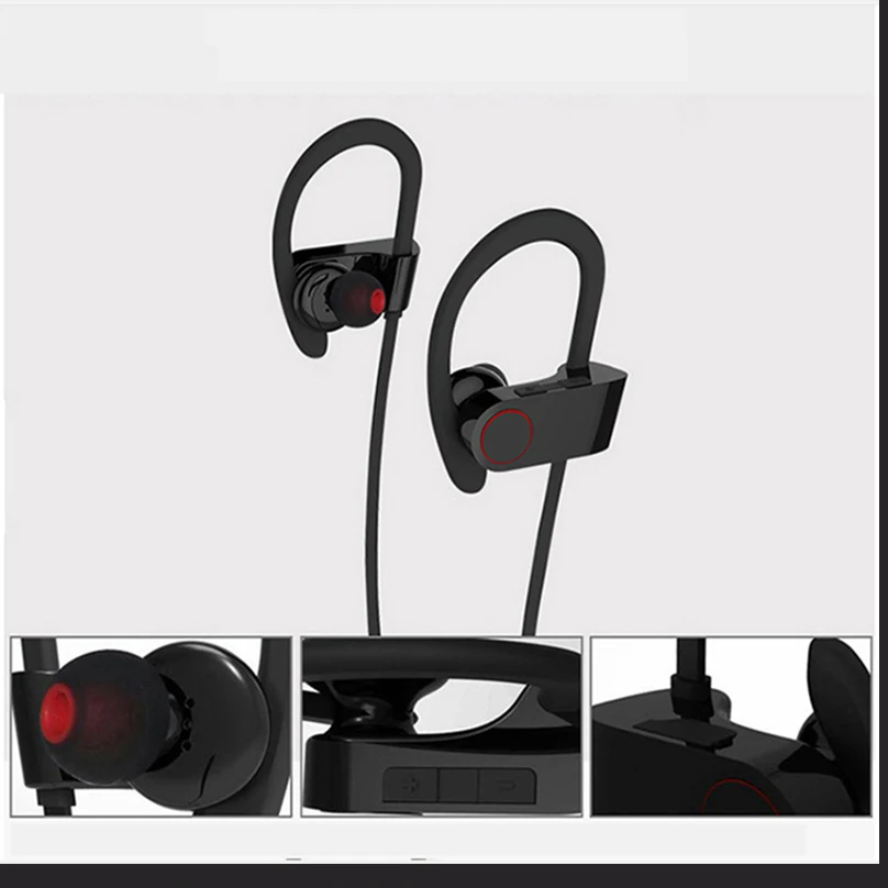 Sport Waterproof Bluetooth Headphone Noise Canceling Wireless With Mic Earphones Headset Earbuds | Электроника