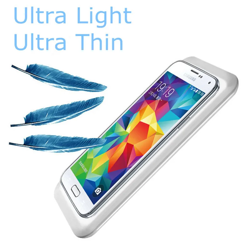 Портативное тонкое Беспроводное зарядное устройство QI для Samsung Galaxy S6 / edge S7 S8