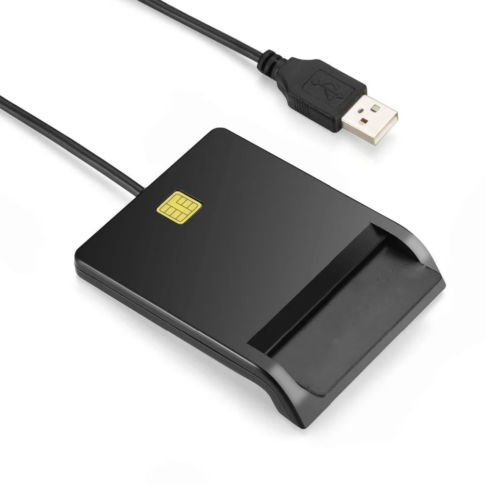 Zoweetek 12026 1 считыватель смарт карт DOD военный USB общий доступ CAC EMV для SIM /ATM/IC/ID