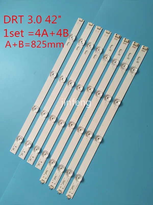 Новинка 5 комплектов = 40 шт. светодиодных лент для замены LG LC420DUE 42LB3910 INNOTEK DRT 3 0 42