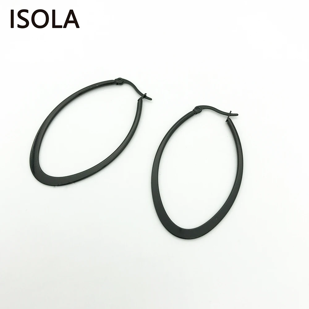 ISOLA высокое качество титановая сталь овальная форма гладкая поверхность