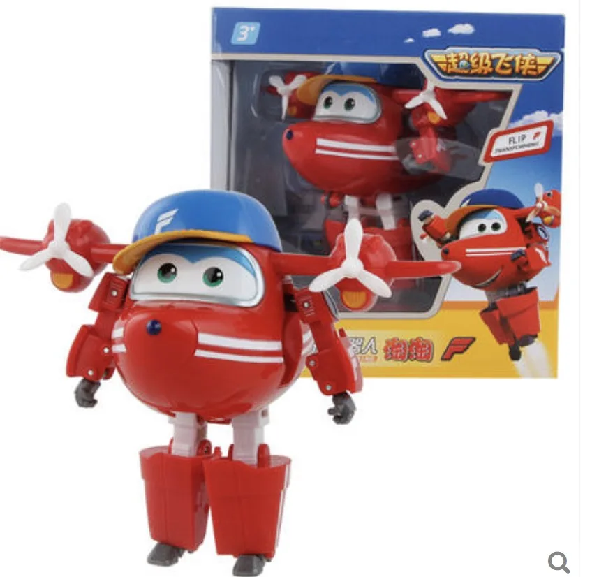 Большие размеры набор День рождения робот фигурки трансформации 15 см игрушки