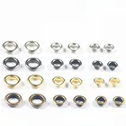 Металлические люверсы для скрапбукинга, 50 шт., 5 мм, 6 мм, 8 мм, для рукоделия, embellement, для домашней одежды, обуви, штор, швейный пресс для одежды, люверсы