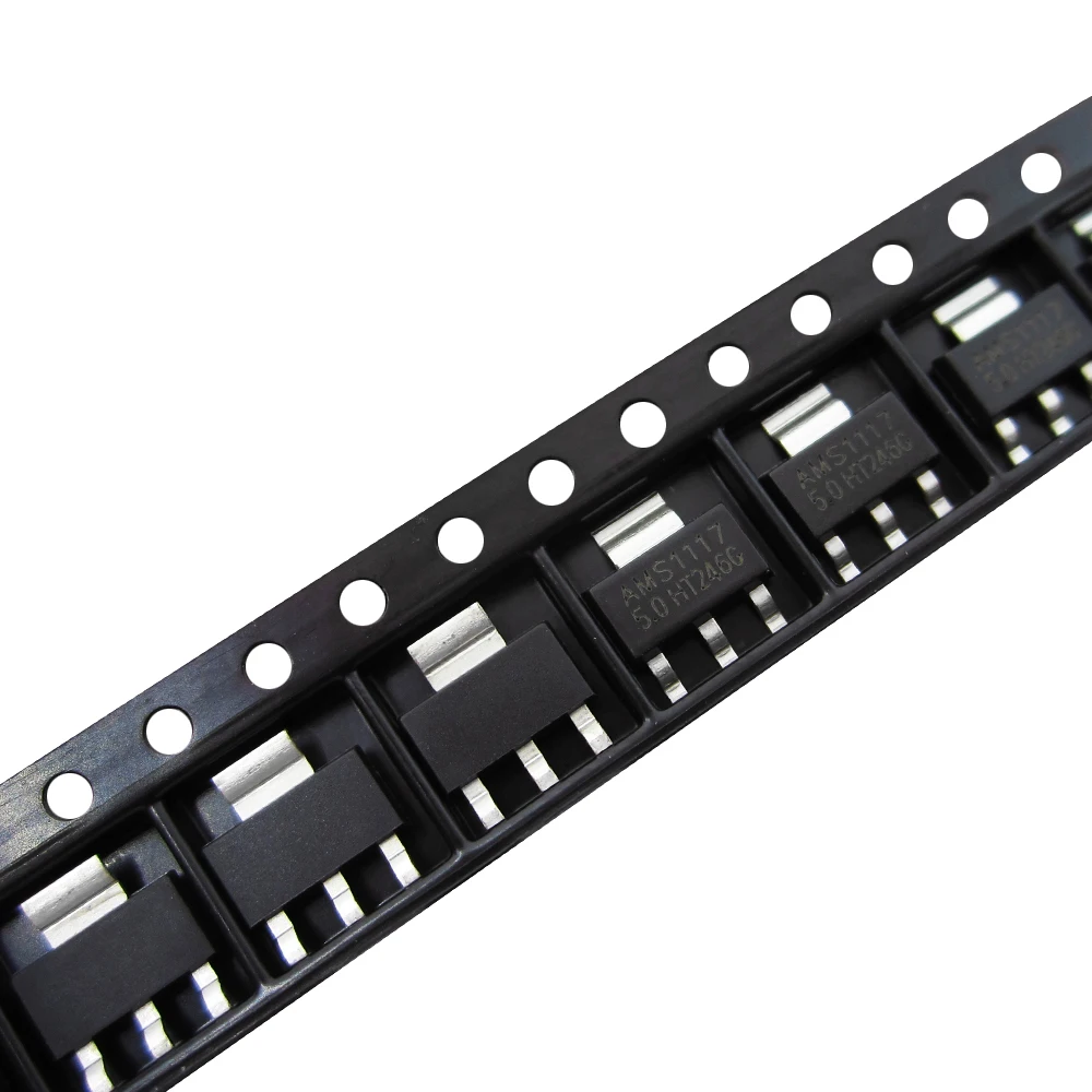 

HAILANGNIAO 100PCS AMS1117-5.0V AMS1117 1117 5.0V 1A Voltage Regulator LDO SOT-223 new