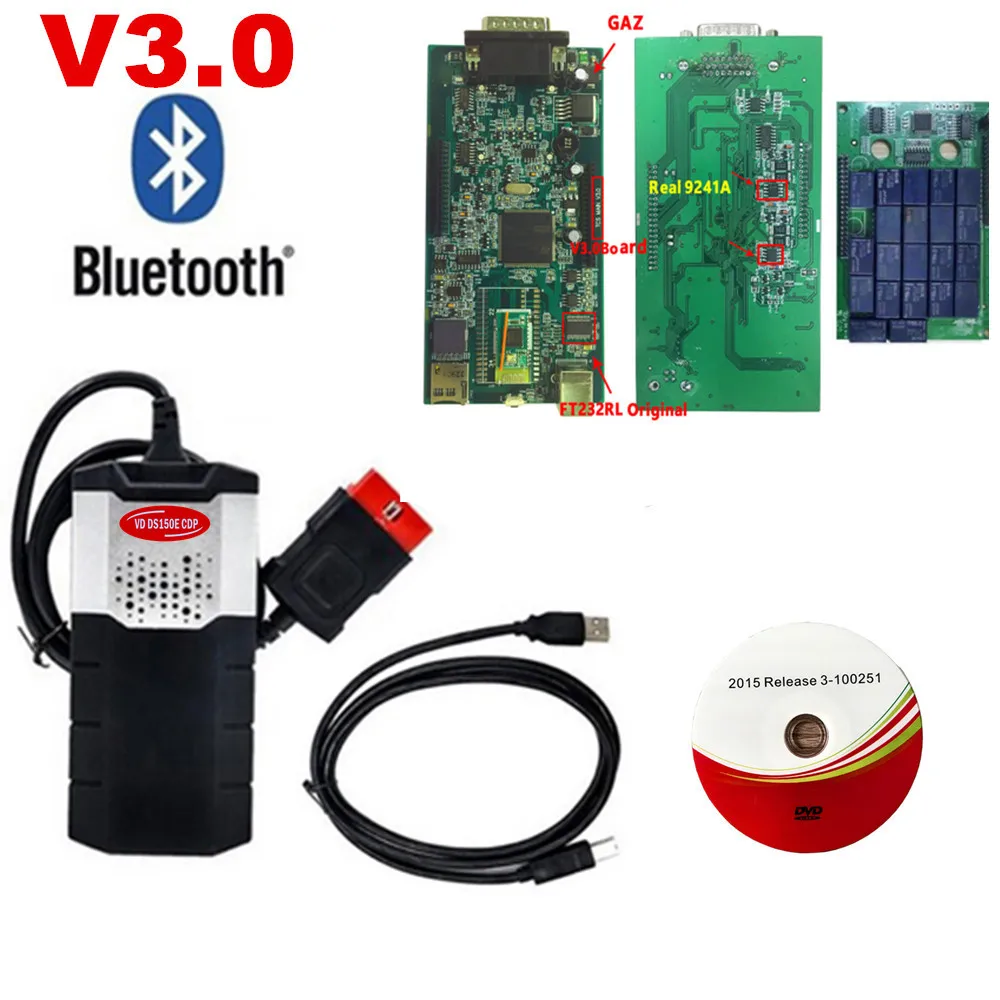 2019 новое программное обеспечение 2016 0 R0 Keygen/2015 3 VD DS150E CDP vd tcs cdp pro plus V3.0 с bluetooth для