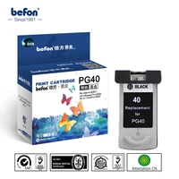 befon compatible 40 ink cartridge replacement for canon pg40 pg 40 pg 40 for pixma ip1180 1980 2580 2680 mp145 198 228 308 318