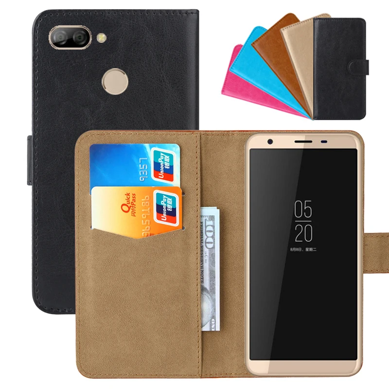 Роскошный чехол-кошелек для DEXP Z455 из искусственной кожи в стиле ретро