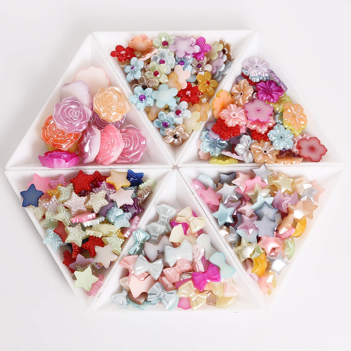 50pcs/package ABS Pearl Beads Random Color Pearls 6-18mm Loose Bead for Nail Art DIY Craft Scrapbook Decoration | Дом и сад