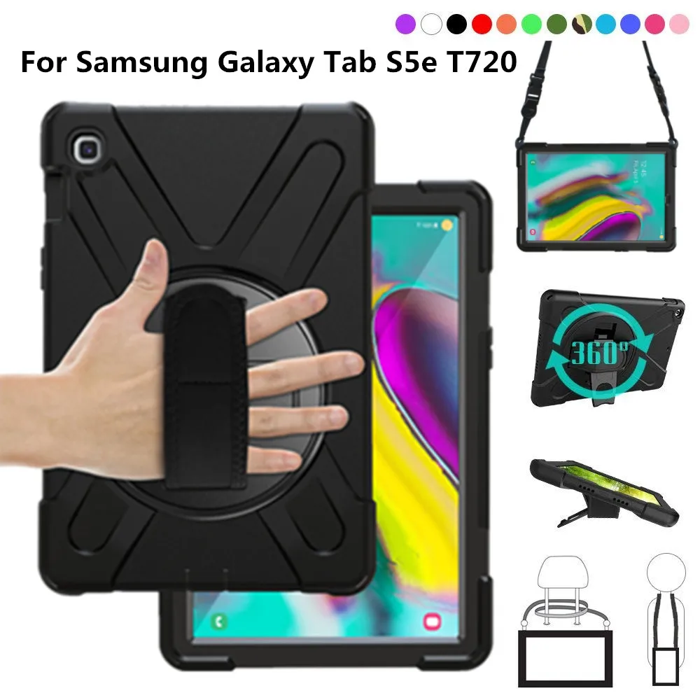 Чехол для Samsung galaxy tab S5e 10 5 2019 дюйма Женский чехол с ремешком руки на плечо