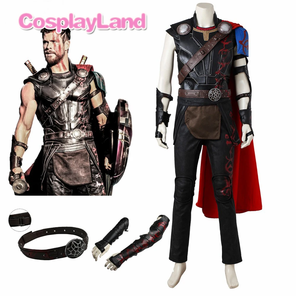 Костюм Тора для костюмированной вечеринки на Хеллоуин карнавальный костюм