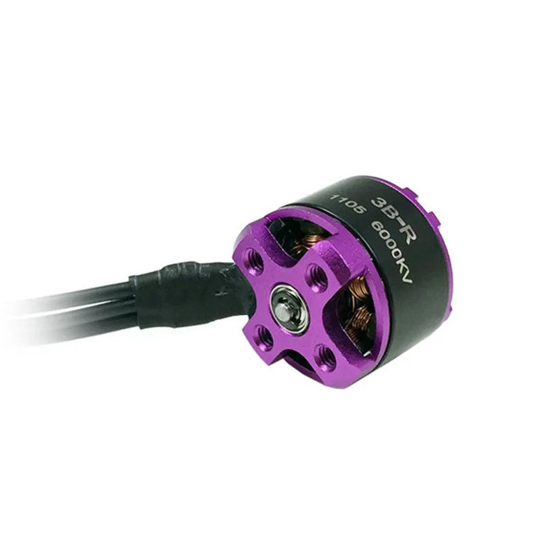 Мотор бесщеточный 3B-R 1105 6000KV 7500KV 2-3S для радиоуправляемого квадрокоптера рама