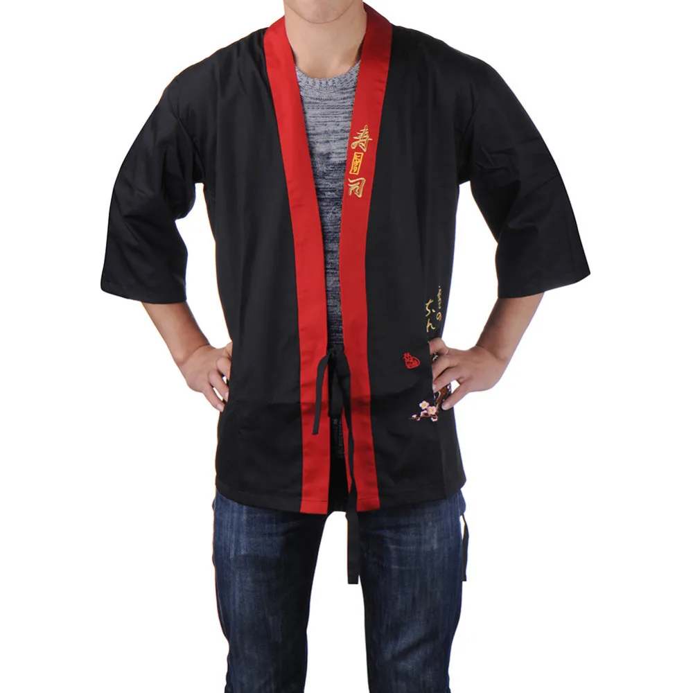 Новинка форма повара ресторана в японском стиле из полиеста и хлопка с коротким