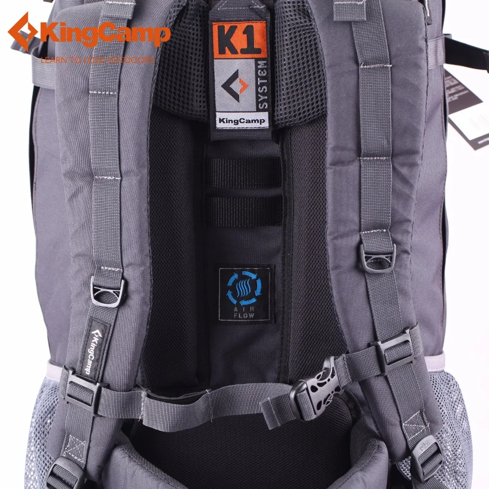 KingCamp 75L рюкзак для туризма Водонепроницаемый Прочный регулируемый ремень