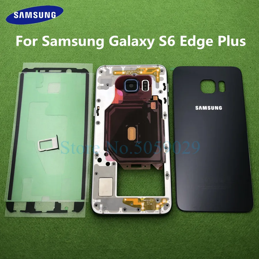 Для Samsung Galaxy S6 Edge Plus G928 G928F средняя передняя рамка полный корпус задняя панель