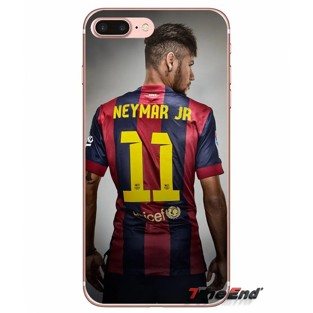 Для Apple iPhone X 4 4S 5 5S SE 5C 6 6S 7 8 Plus 6Plus 7plus 8plus Fundas Coque Jr Neymar Мягкий ТПУ чехол для телефона