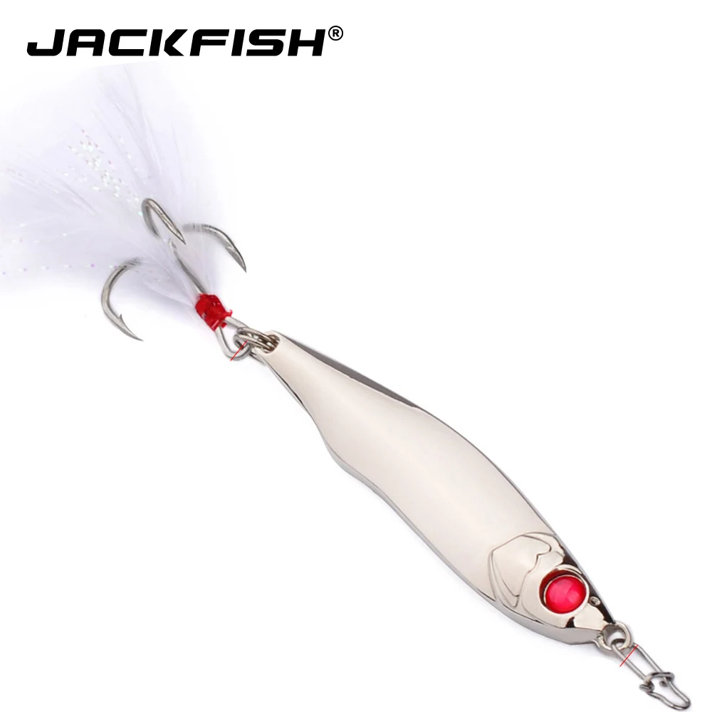 Металлический Спиннер JACKFISH джиг жесткая приманка 10 г/15 г/20 г/28 г для морской
