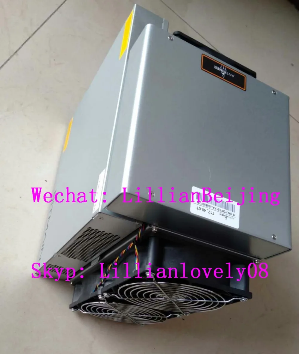 January AntMiner T17 42T Asic Miner Sha256 Bitcoin BCH BTC горная машина bitmain T17 с оригинальным блоком питания APW9