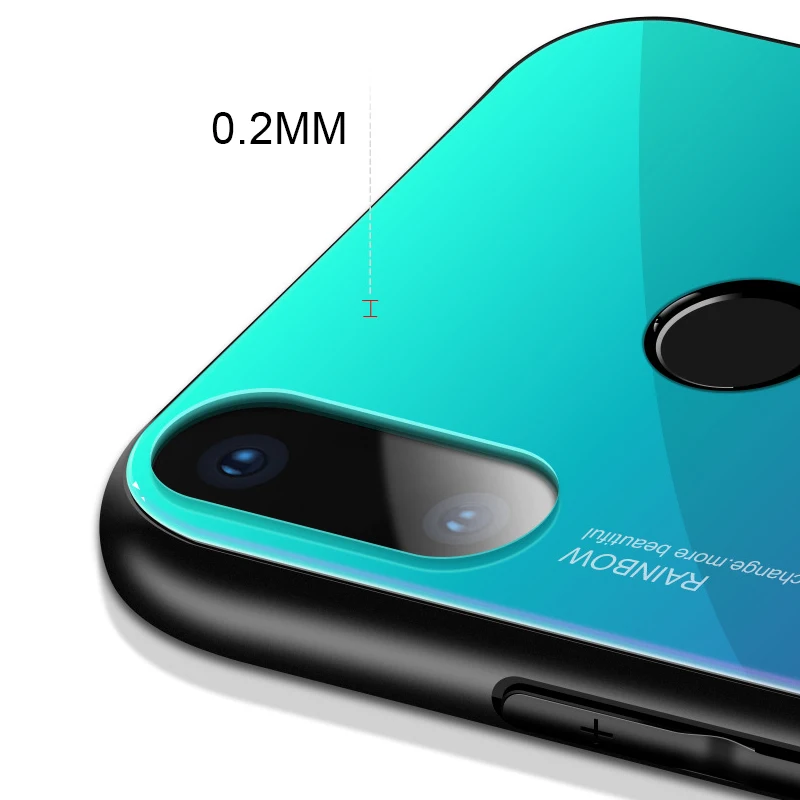 Стекло антидетонационных чехол для телефона xiaomi mi 8 ярких цветов TPU + PC мягкую hard